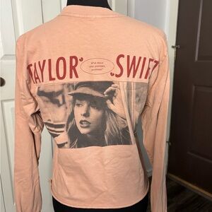 Taylor Swift Soft Pink Long Sleeve Tee
